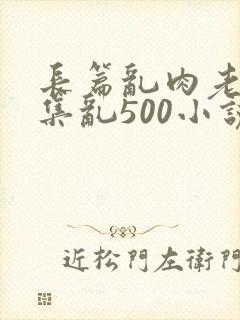 长篇乱肉老师合集乱500小说