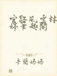 官路风云林海姜婷笔趣阁