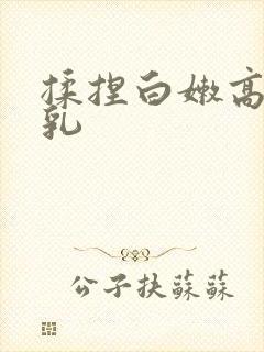 揉捏白嫩高耸双乳