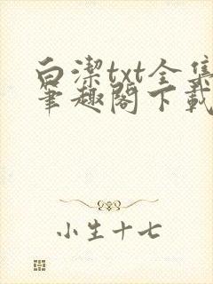 白洁txt全集笔趣阁下载