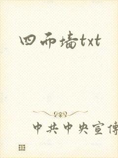四面墙txt