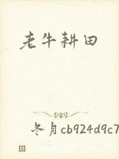 老牛耕田
