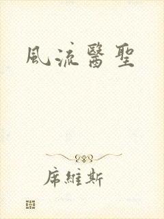 风流医圣封面
