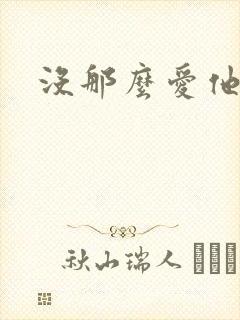 没那么爱他封面