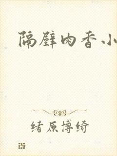 隔壁肉香小说封面