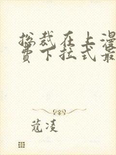 总裁在上漫画免费下拉式最新