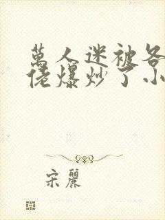 万人迷被各路大佬爆炒了小说封面