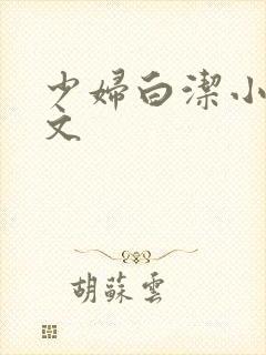 少妇白洁小说全文