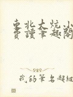 东北大炕小说免费读笔趣阁封面