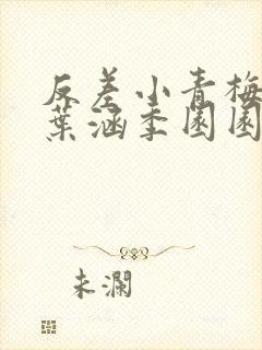 反差小青梅不经叶涵季园园封面