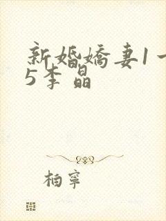 新婚娇妻1一25李晶