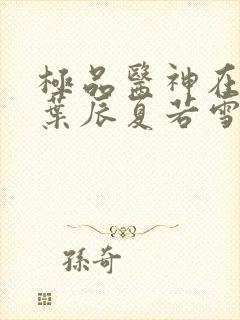 极品医神在都市叶辰夏若雪最新章节