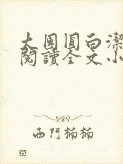 大团圆白洁免费阅读全文小说