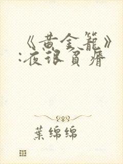 《黄金笼》作者:夜很贫瘠