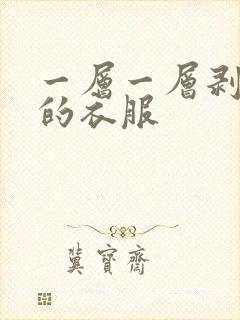 一层一层剥掉你的衣服封面