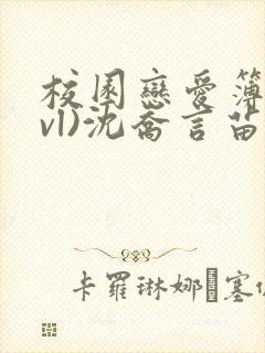 校园恋爱簿(lvl)沈乔言苗妙妙封面