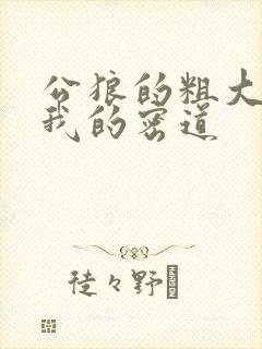 公狼的粗大挺进我的密道