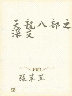 天龙八部之极乐深交封面