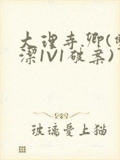 大理寺.卿(双洁1V1破案)