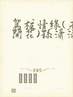 驾校情缘(老树开花)孙潇潇笔趣阁