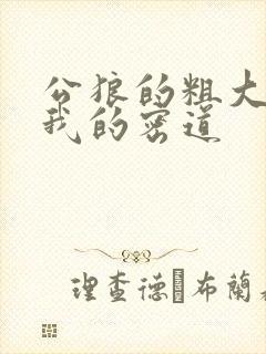 公狼的粗大挺进我的密道