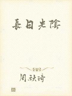 长日光阴封面