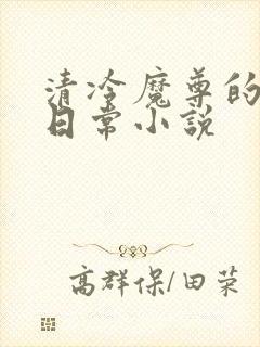 清冷魔尊的抹布日常小说封面