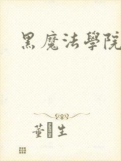 黑魔法学院封面