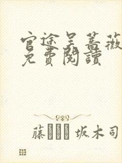 官途吴蔷薇全文免费阅读