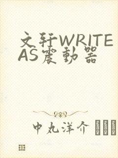 文轩WRITEAS震动器