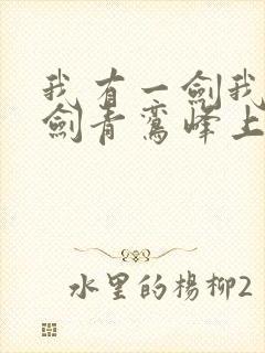 我有一剑我有一剑青鸾峰上封面