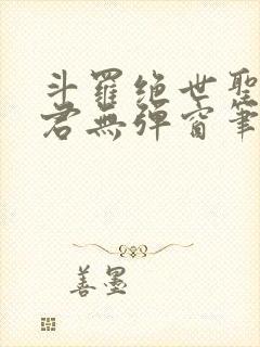 斗罗绝世圣邪帝君无弹窗笔趣阁封面