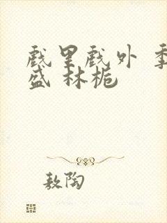 戏里戏外 季淮盛 林栀封面