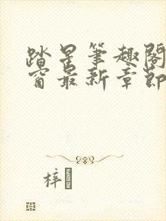 踏星笔趣阁无弹窗最新章节封面