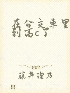 在公交车里c弄到高c了封面
