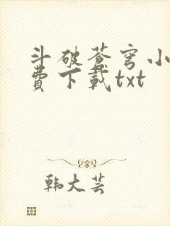 斗破苍穹小说免费下载txt封面