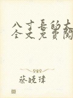 八寸长的大宝贝全文免费阅读封面