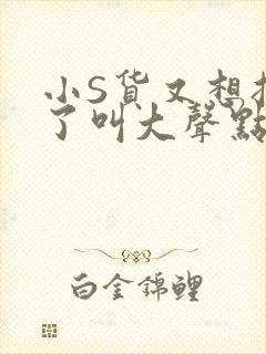 小S货又想挨C了叫大声点小封面