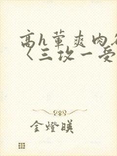 高h荤爽肉欲文〈三攻一受