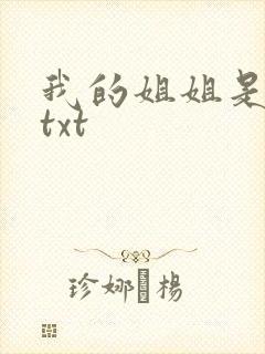 我的姐姐是美女txt