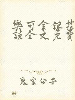 乐可金银花露小说全文免费阅读封面