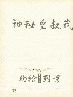 神秘皇叔我要了封面