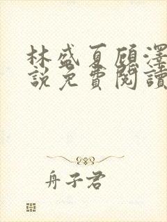 林盛夏顾泽恺小说免费阅读