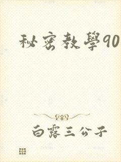 秘密教学90封面