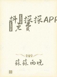 抖抈探探APP汅免费封面