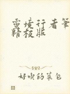 灵境行者笔趣阁精校版