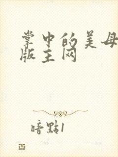 掌中的美母第一版主网