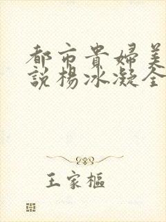 都市贵妇美腿小说杨冰凝全文阅读