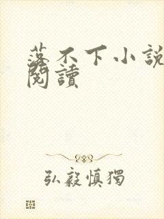 落不下小说全文阅读封面