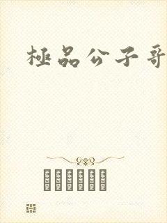 极品公子哥封面